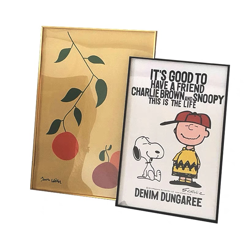 海报装裱丨展览级金属极细相框 北欧细边画框 重工质感 出口品质 - 图3