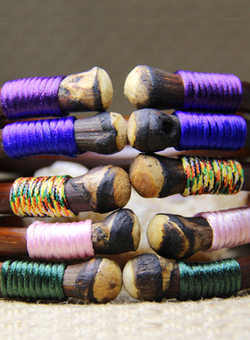 锦石阁野生定制鸡血藤手镯