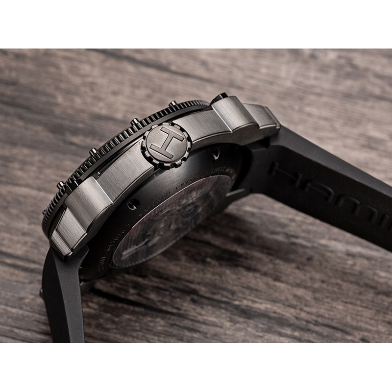 汉米尔顿Hamilton-H78585333卡其海军深潜自动机械男表信条同款