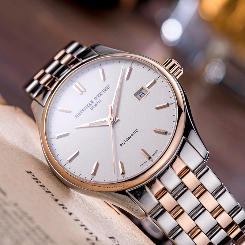 康斯登Frederique Constant 百年典雅系列 FC-303V5B2B 机械男表