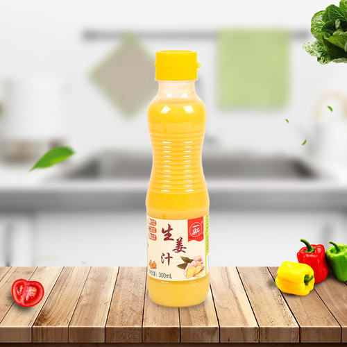 一新生姜汁300ml*12老姜汁鲜榨姜汁食用生姜汁纯味浓缩姜汁调味料 - 图0