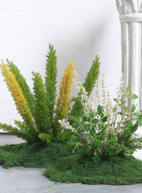 西西里仿真植物展厅服装橱窗民宿