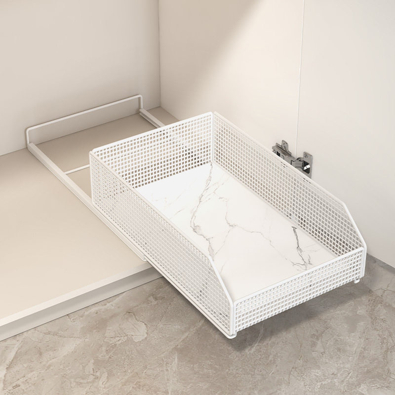 厨房缝隙极窄抽拉式置物架橱柜内抽屉式深柜收纳盒下水槽窄缝拉篮,淘宝优惠券,粉丝福利购,淘宝优惠卷