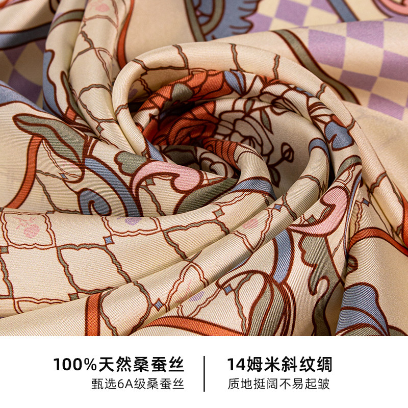 上海故事新款斜纹绸百搭礼物大方巾 上海故事旗舰围巾/丝巾/披肩