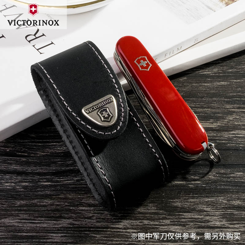 维氏VICTORINOX瑞士军刀正品黑色真皮皮套4.0520.3适合91mm2-4层 - 图3