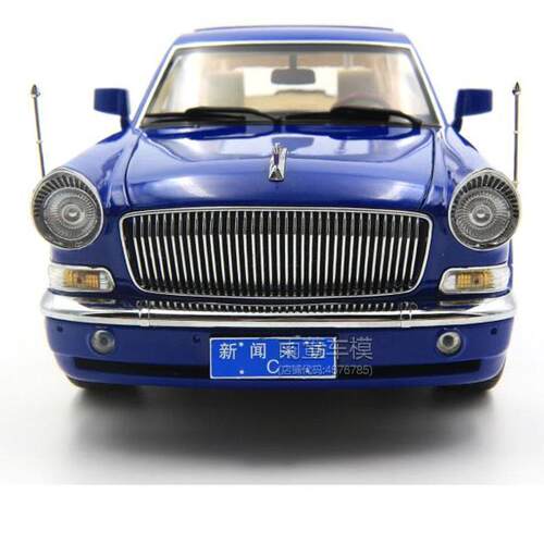 世纪龙原厂周年纪念红旗CA7600新闻采访车仿真合金1:18汽车模型 - 图0