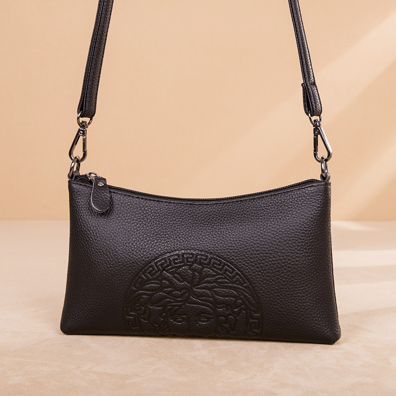 真皮斜挎小包包女手拿包2025新款时尚百搭单肩包女中年妈妈包软皮,淘宝优惠券,粉丝福利购,淘宝优惠卷