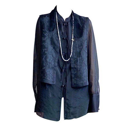 Комплект, рубашка, ханьфу, осенний, китайский стиль, имитация рубашки, делается под заказ