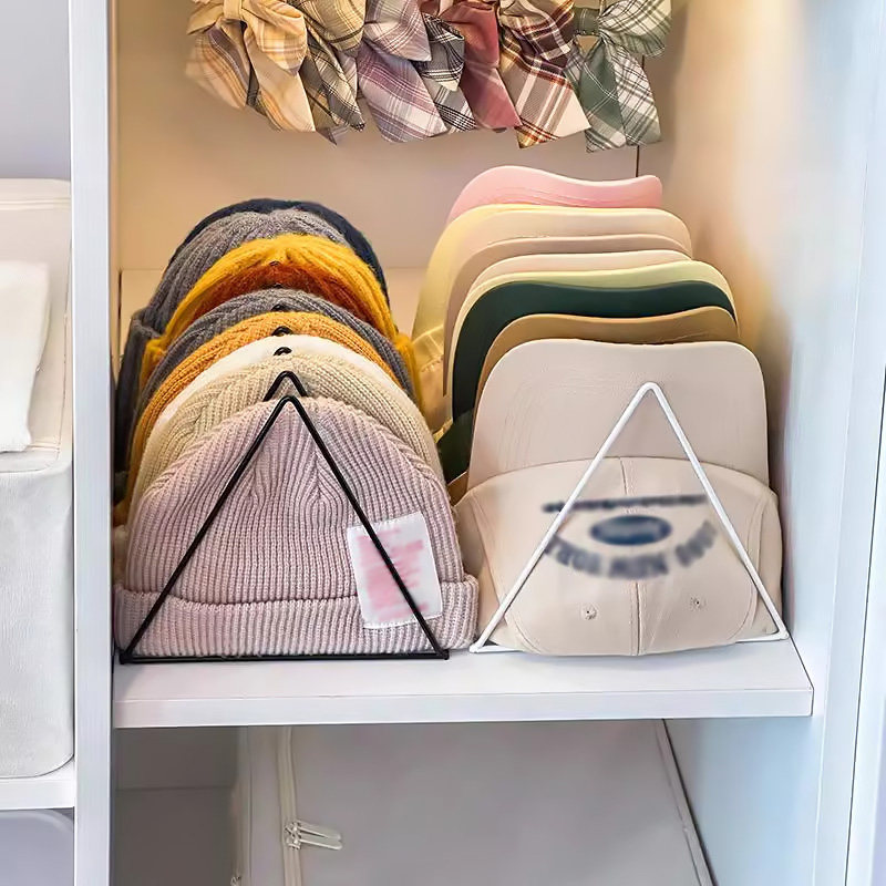 帽子收纳好物家用毛线帽架铁艺鸭舌棒球帽分层展示架网球帽陈列架,淘宝优惠券,粉丝福利购,淘宝优惠卷