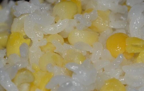 东北粘大碴子/粘玉米碴子/农家玉米碴 /农村发货500克 - 图1