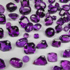Heart Shaped Amethyst Pineapple Lattice Cut Large Loose Stone
