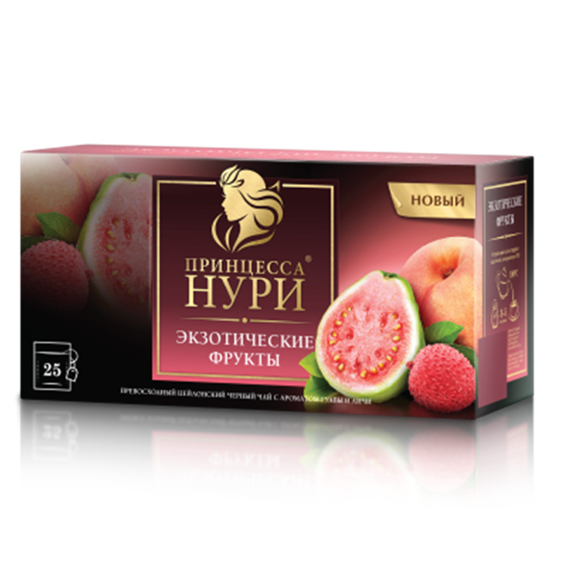 进口俄罗斯水果茶包HYPN公主花果红茶25茶包待客茶叶绳茶花茶正品 - 图2