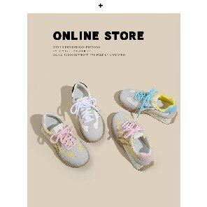 百搭休闲运动厚底增高显瘦德训女鞋（瑕疵品）,淘宝优惠券,粉丝福利购,淘宝优惠卷