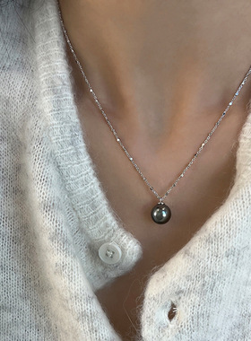 925银女百搭项链不掉色