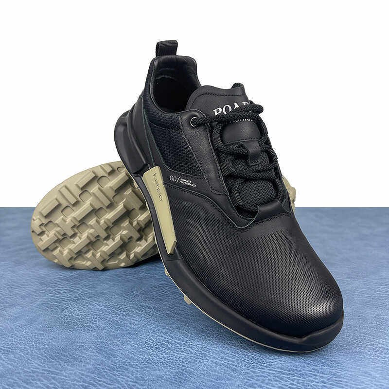 真皮压孔凉鞋男款休闲鞋2025春季新款透气系带圆头轻便牛皮运动鞋,淘宝优惠券,粉丝福利购,淘宝优惠卷