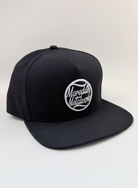 Meredith Metalworks美式平檐棒球帽 刺绣Snapback街头可调节帽子