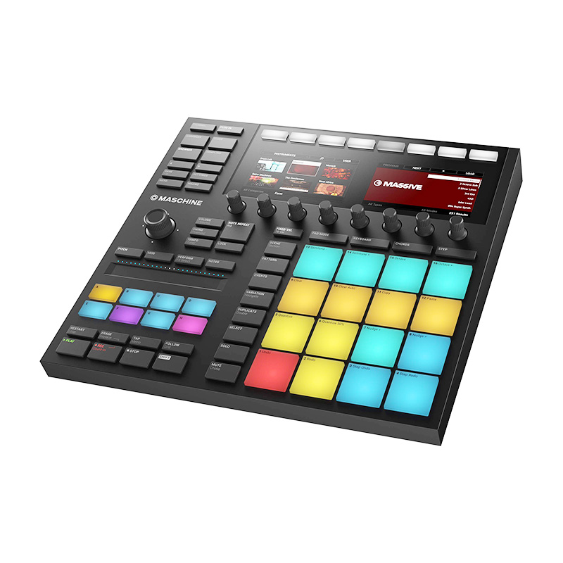 【叉烧网】NI Maschine Mk3电音打击垫MIDI控制器DJ编曲鼓机现货-图3