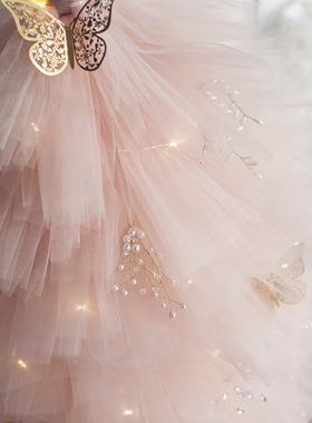 童装女装店铺新年装饰装饰物粉色