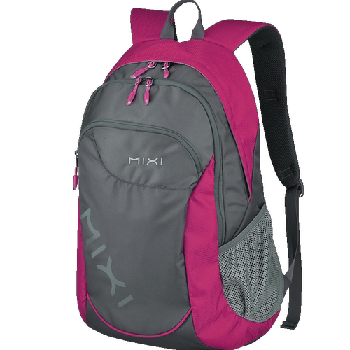 米熙休闲运动背包双肩包女书包中学生男时尚大容量轻便旅游旅行包 - 图3