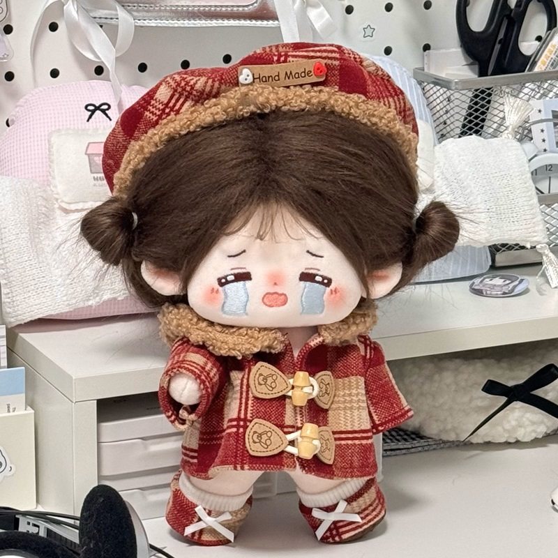 是胡萝卜呀红茶熊熊20cm棉花娃娃衣服正版无属性女款玩偶新年娃衣,淘宝优惠券,粉丝福利购,淘宝优惠卷