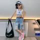 ເດັກຍິງ 2026 ສັ້ນ denim ລະດູຮ້ອນໃຫມ່