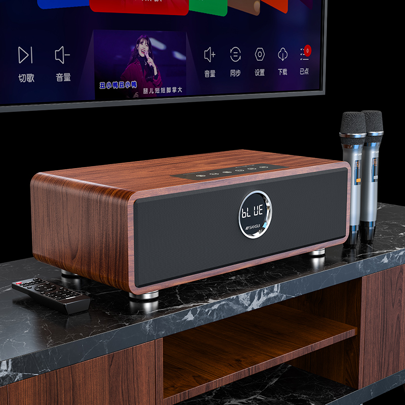 山水p600 ktv套装卡拉ok一体机功放 sansui九洲龙腾KTV/卡拉OK音箱