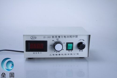JJ-1AS数显调速电动搅拌机，100w精密增力搅拌器 实验室用小试 - 图0