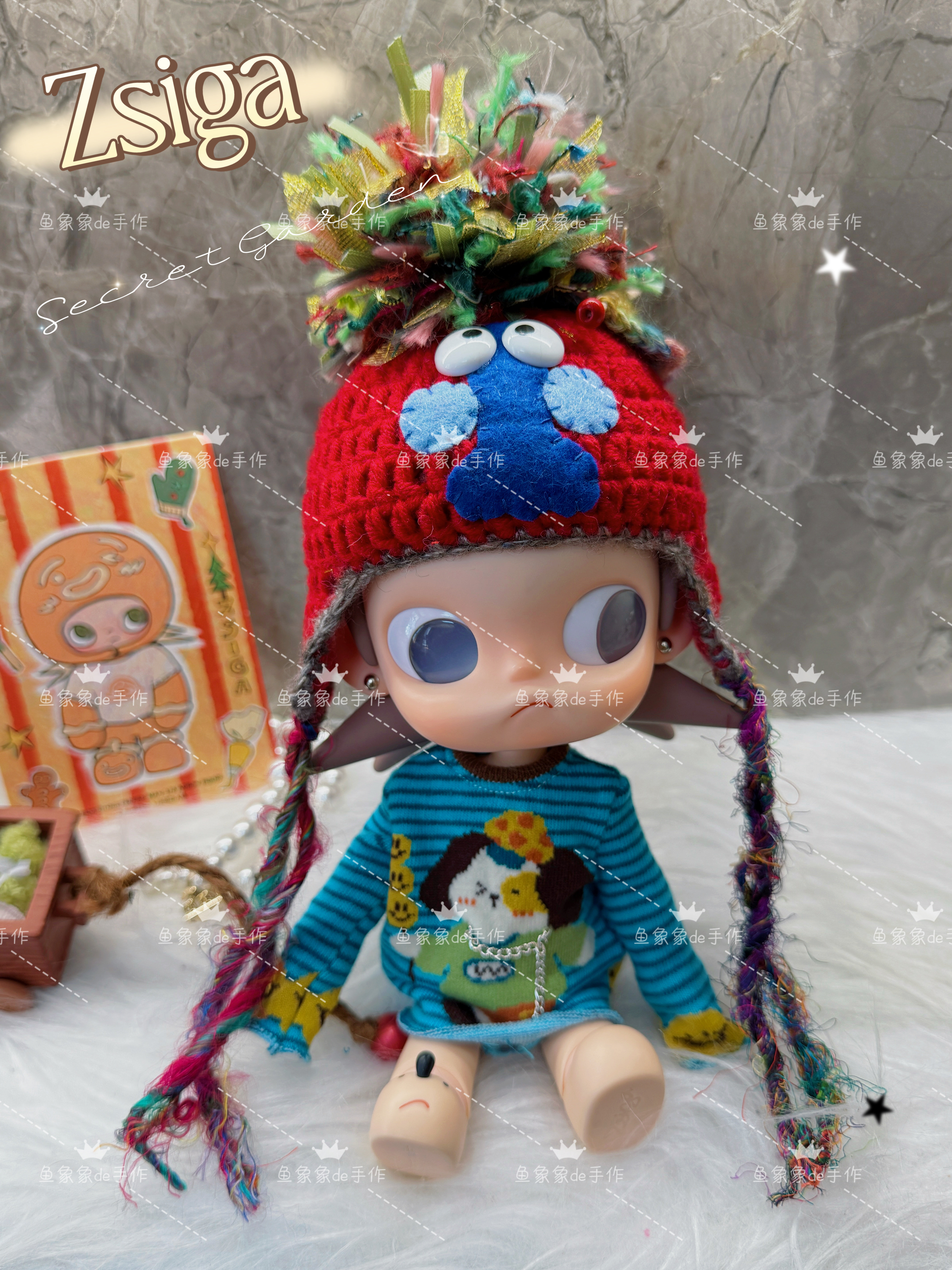 超萌Zsiga嘎子姐可动人偶娃衣穿搭配饰可爱表情包卡通球球帽子,淘宝优惠券,粉丝福利购,淘宝优惠卷