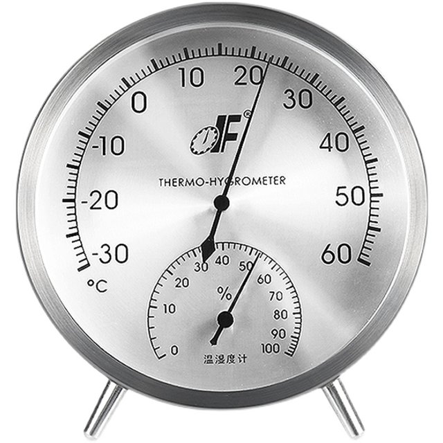 Mechanical working temperature and humidity meter CD pattern technology