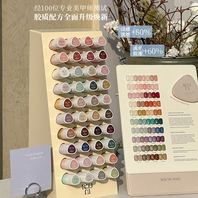 rouni柔倪茶果果冰透裸色甲油胶2025新款一瓶一色美甲店专用套装,淘宝优惠券,粉丝福利购,淘宝优惠卷