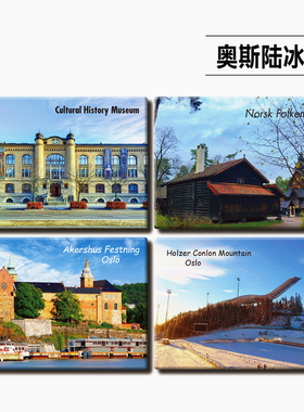 挪威旅游纪念品创意冰箱贴磁性贴