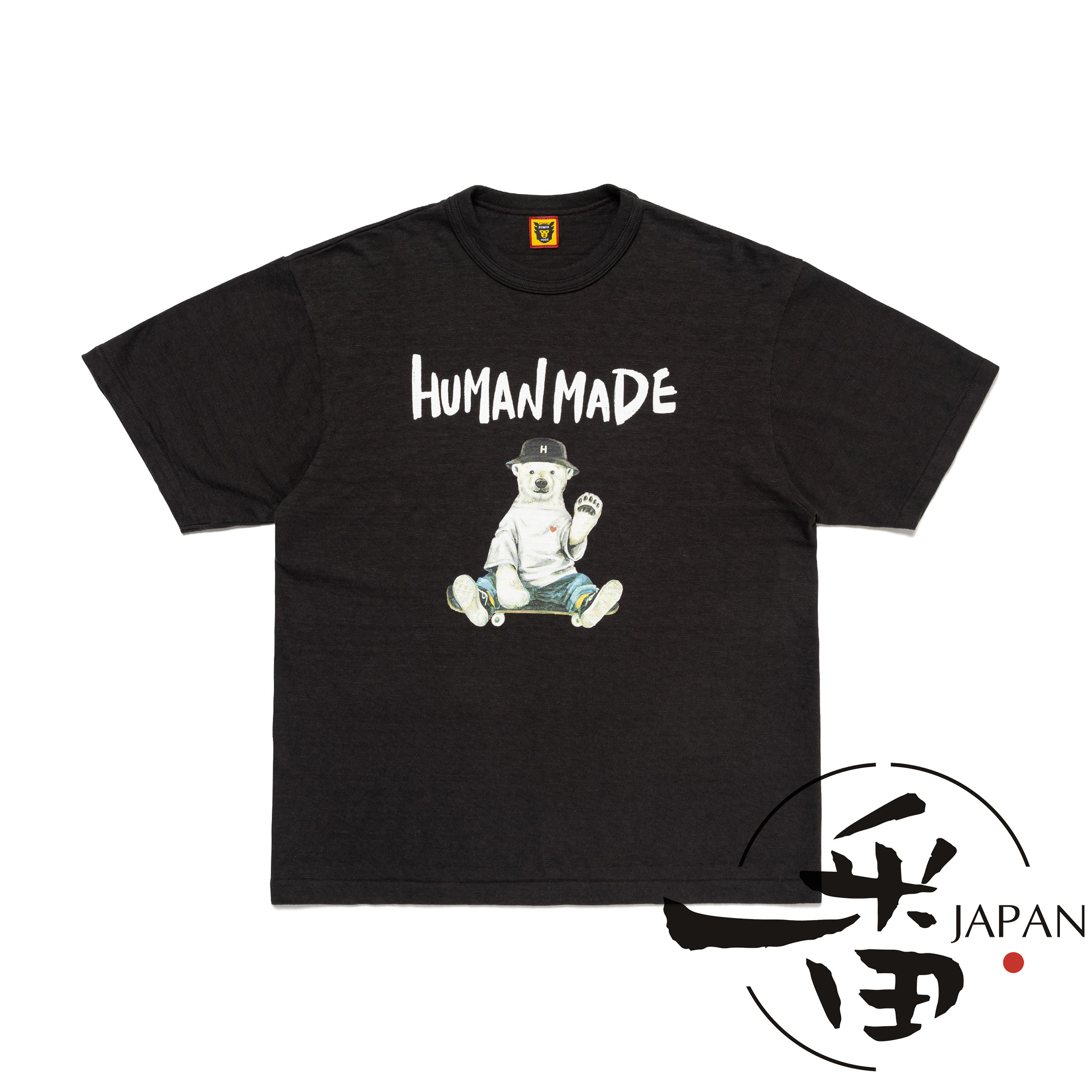 一番现货 HUMAN MADE GRAPHIC T-SHIRT帽子北极熊竹节棉短袖T恤-图1