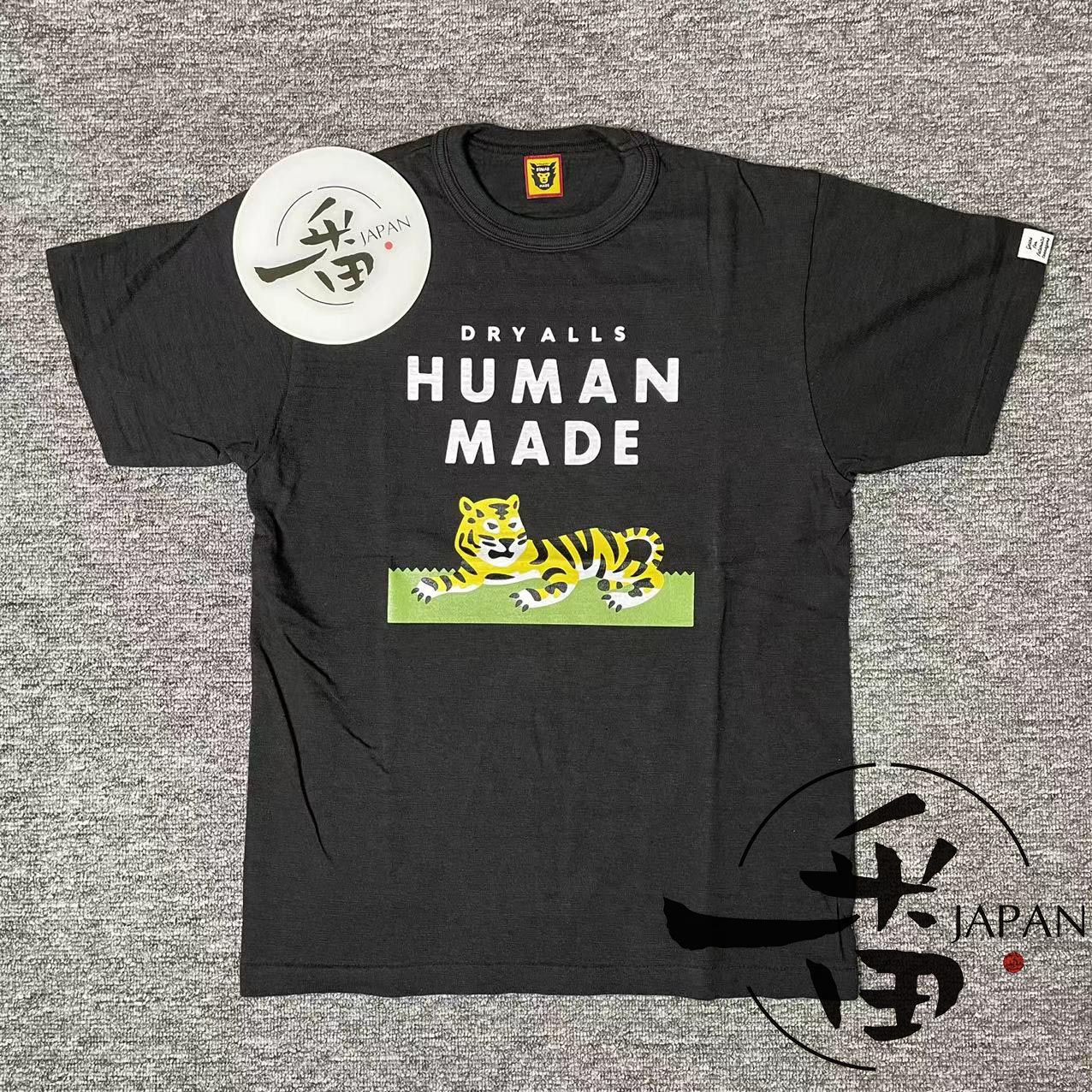 一番现货 HUMAN MADE T恤#2310新款胸前老虎短袖圆领T恤 22SS-图1