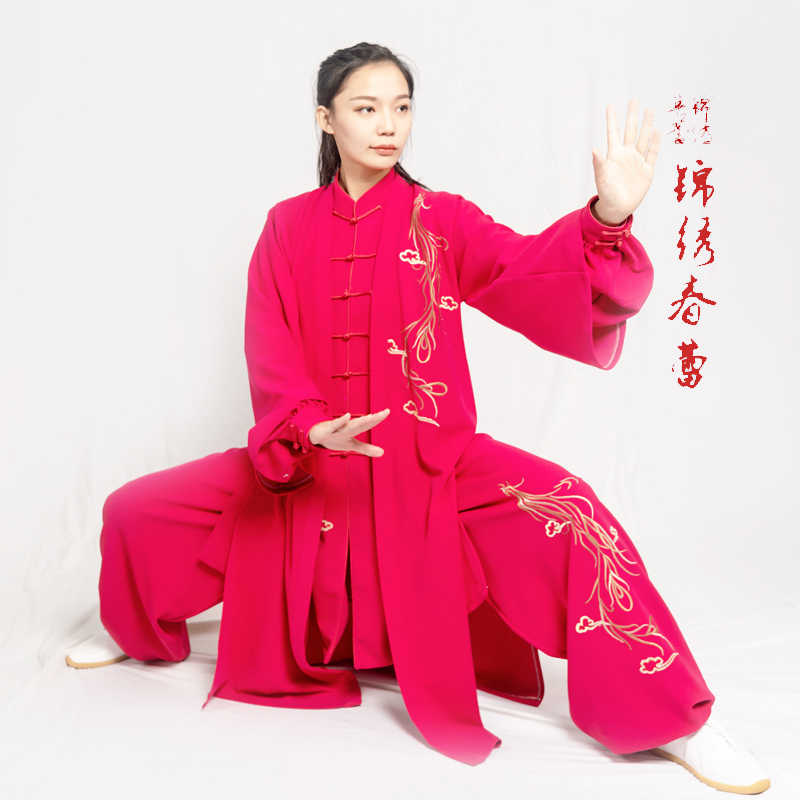 太極拳服 メンズ 春秋太極拳ウェア リネンカンフー服 綿麻 太極拳上下セットアップ パパ