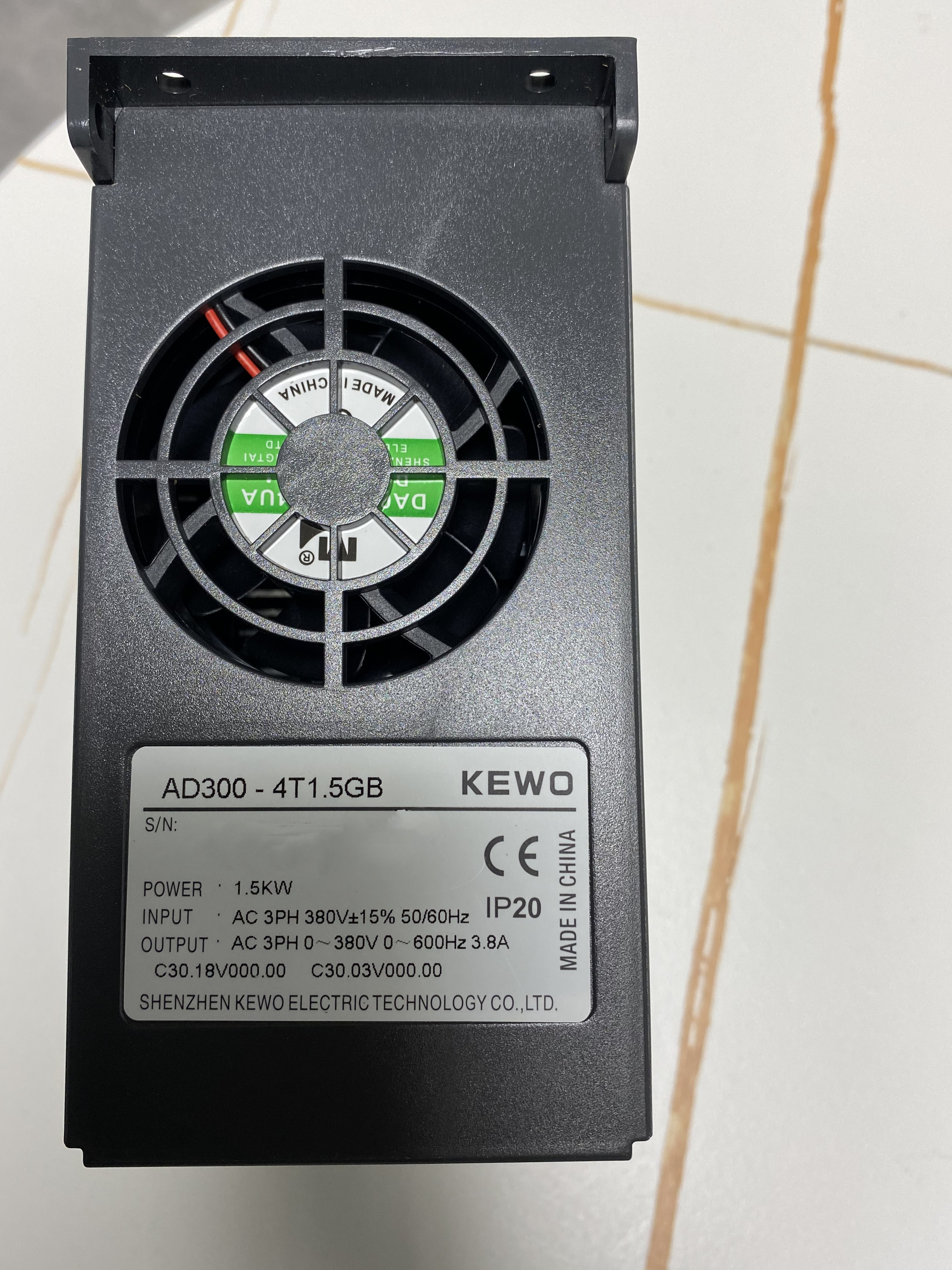 全新科沃AD300系列380V0.75、1.5、 2.2、4KW 5.5、7.511KW变频器 - 图2