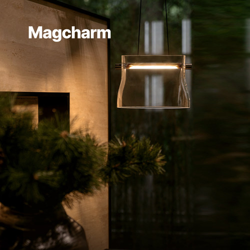 诺克Magcharm晴澈创意床头吊灯卧室吊线灯艺术过道吧台玄关小吊灯 - 图2