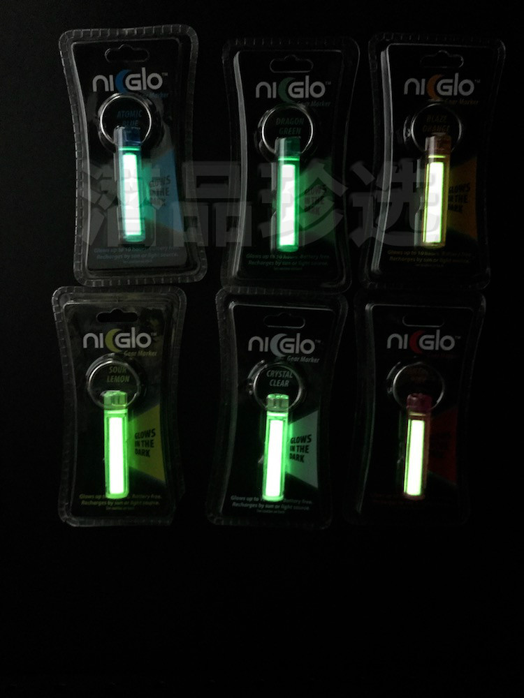 NI-GLO night stick潜伴灯长效夜光信号灯信号棒彩色塑料壳夜光粉 - 图0