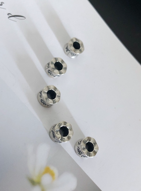 diy纯银复古风六字真言手链隔珠