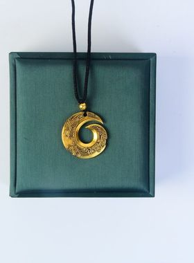 项链民族风吊坠八宝罗盘九宫合金