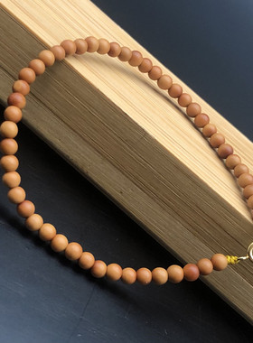 文玩橄榄籽细小3.0mm单圈手串DIY款手链女男搭配14k包金扣简约