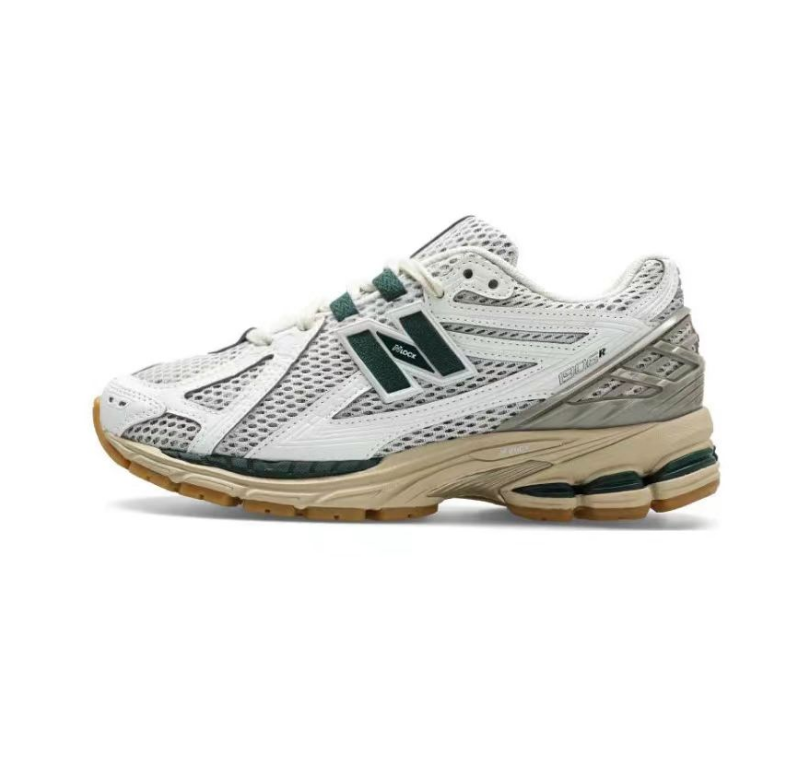 New Balance/NB 1906R系列复古低帮跑步鞋男女同款白色M1906RQ - 图1