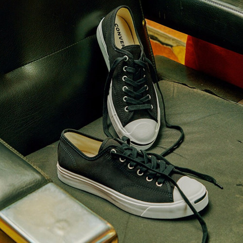 Converse/匡威新款开口笑帆布鞋低帮皮质男鞋运动休闲鞋女164225C - 图2