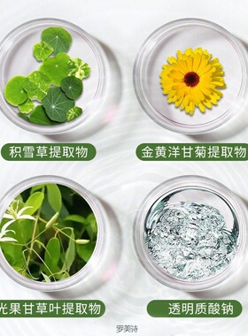 柠檬家罗美诗积雪草透亮保湿洁面膏清爽老虎洗面奶1支120g