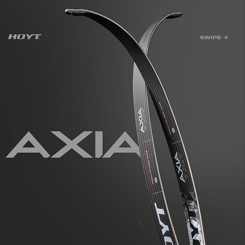 HOYT霍伊特AXIA弓片 霍伊特新款弓片F口通用口高端碳素反曲弓射箭 - 图2
