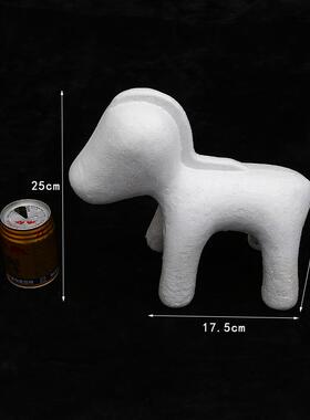 新款塑料泡沫模型独角兽小马宝莉多款式可选手工diy模型厂家