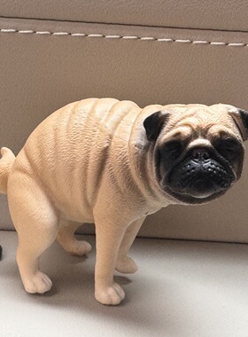 潮玩便便八哥犬小狗车载中控台周边搞笑公仔模型可爱手办高级摆件