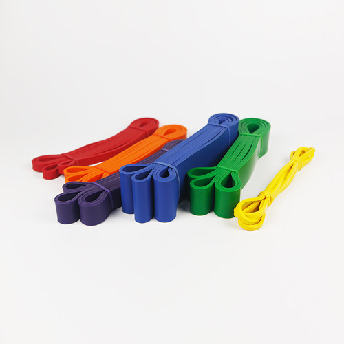 施颜加长抗阻力带乳胶阻力带弹力带宽皮筋圈力量训练拉力器负重带 - 图1