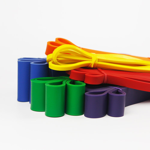 施颜加长抗阻力带乳胶阻力带弹力带宽皮筋圈力量训练拉力器负重带 - 图2