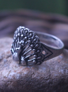 25云南民族风复古做旧戒指