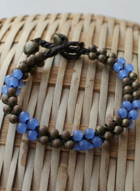 泰国民族风铜铃铛串珠多层手链